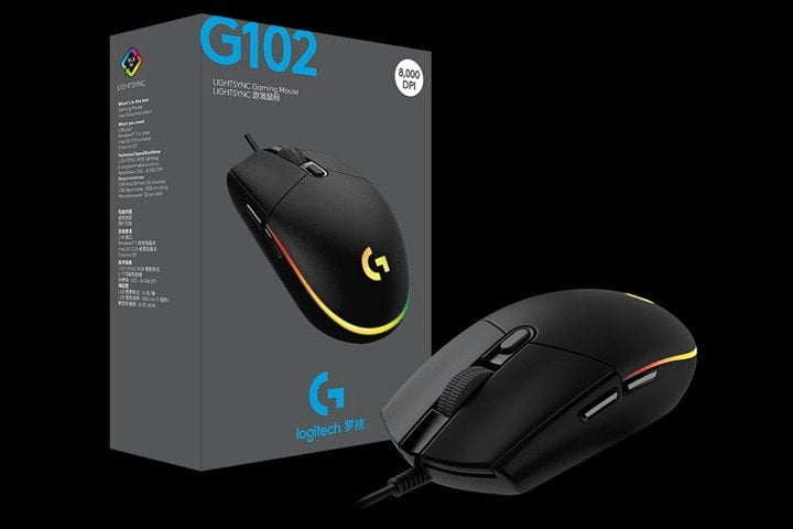 Chuột có dây Gaming Logitech G102 LightSync Gen 2